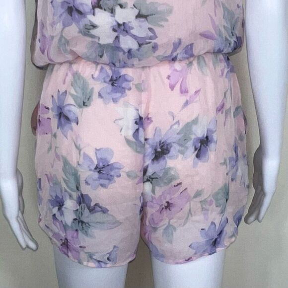 Lucca Couture Pastel Floral Surplus Romper - Picture 12 of 13